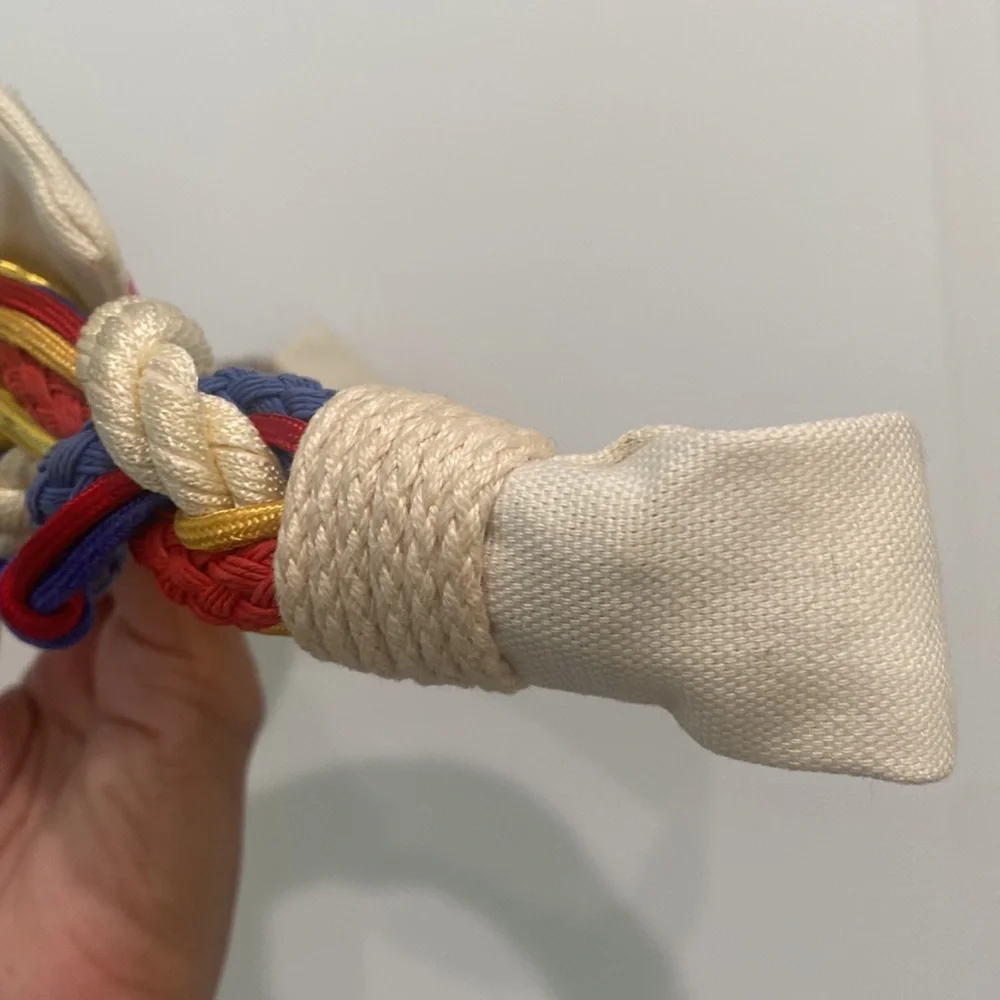 Vintage Carolyn Tanner Designs Inc. Atlanta, GA Anchor Braided Ajustable Belt